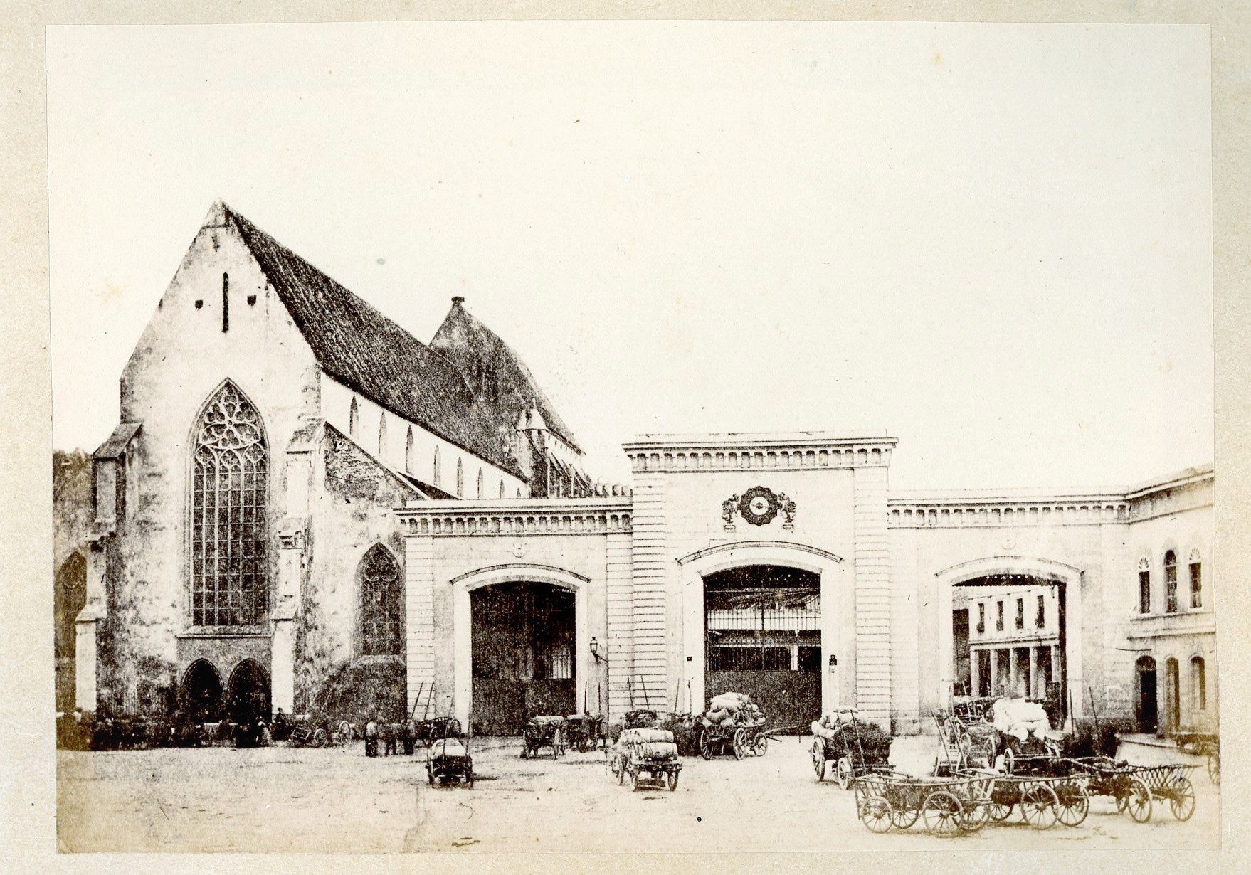 Historisches Basel Neues Kaufhaus Barfüsser Kirche