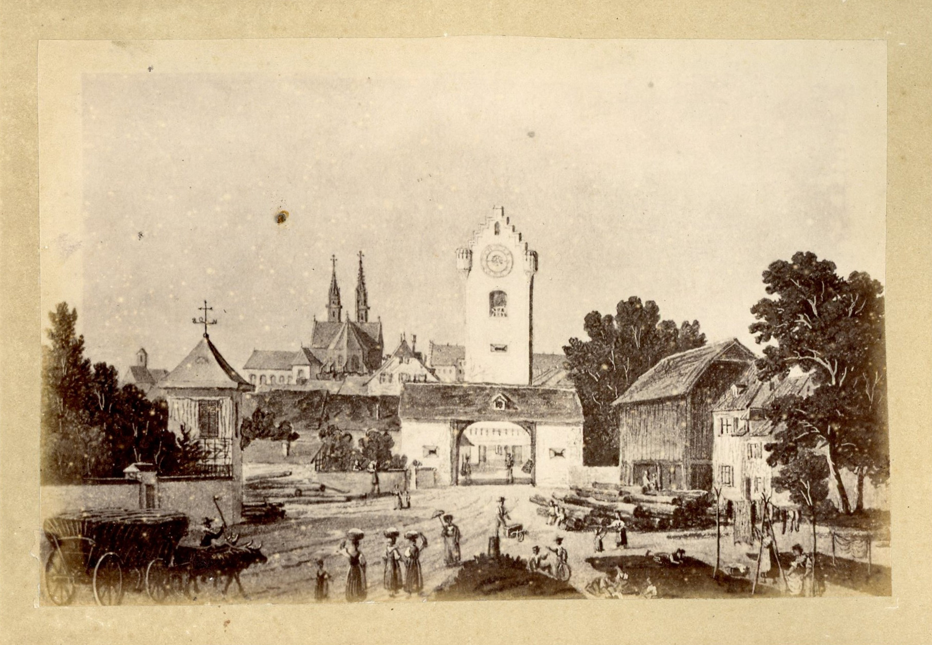 Historisches Basel Riehen Tor